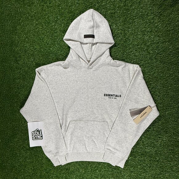Fear Of God Essentials Hoodie SS22 Light Oatmeal Size Medium - Picture 1 of 6